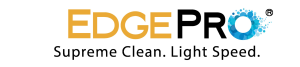EdgePRO logo with tagline Supreme Clean. Light Speed.
